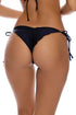 Luli Fama Chasing Stars Sequins Ruched Back Brazilian Tie Side Bottom